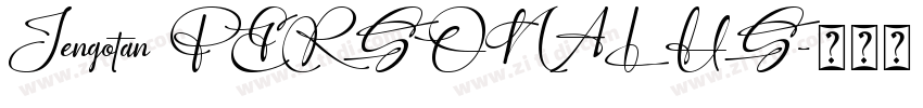 Jengotan PERSONAL US字体转换 Jengotan PERSONAL US字体转换